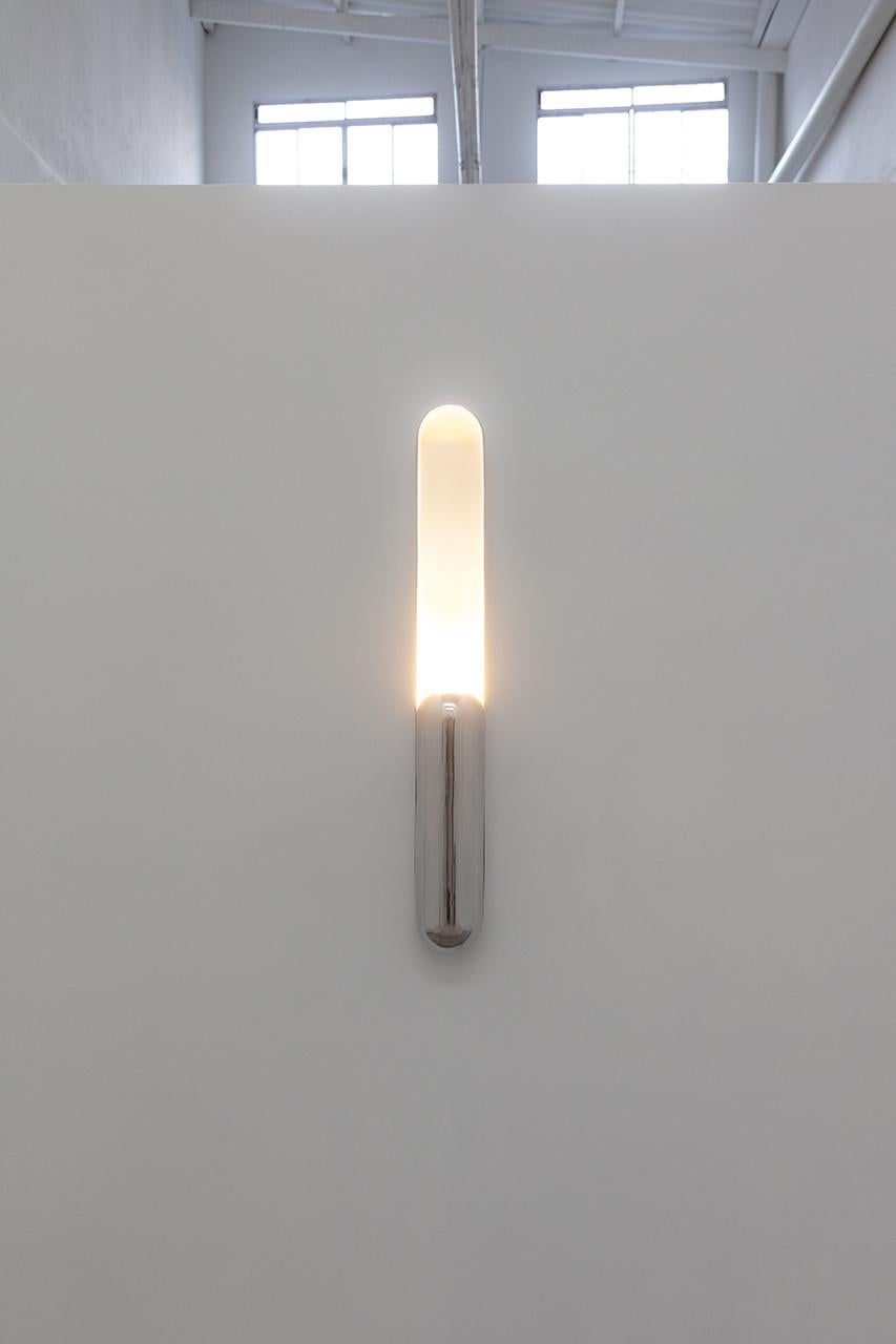 International Style AZO Wall Lamp, by Rain, Contemporary Lamp, Aluminium, Polished For Sale
