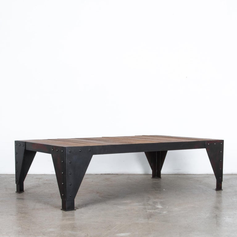 Azobe Wood Iron Coffee Table at 1stDibs azobe wood furniture, azobe