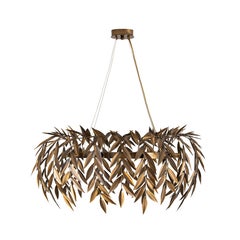 Lampadario Azores, Ottone spazzolato ossidato, InsidherLand by Joana Santos Barbosa