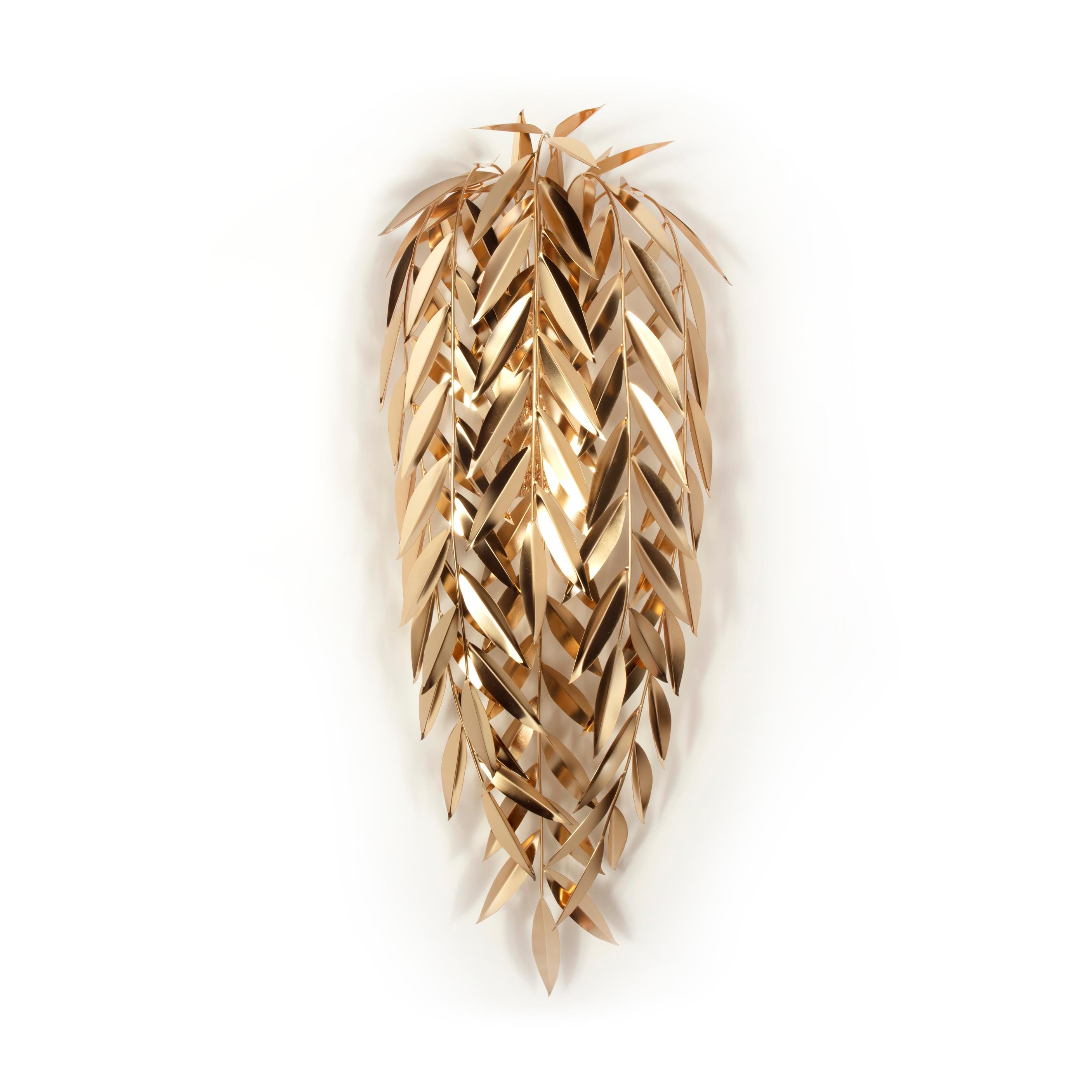 Modern Azores Wall Lamp, Polished Gold (in stock), InsidherLand by Joana Santos Barbosa For Sale
