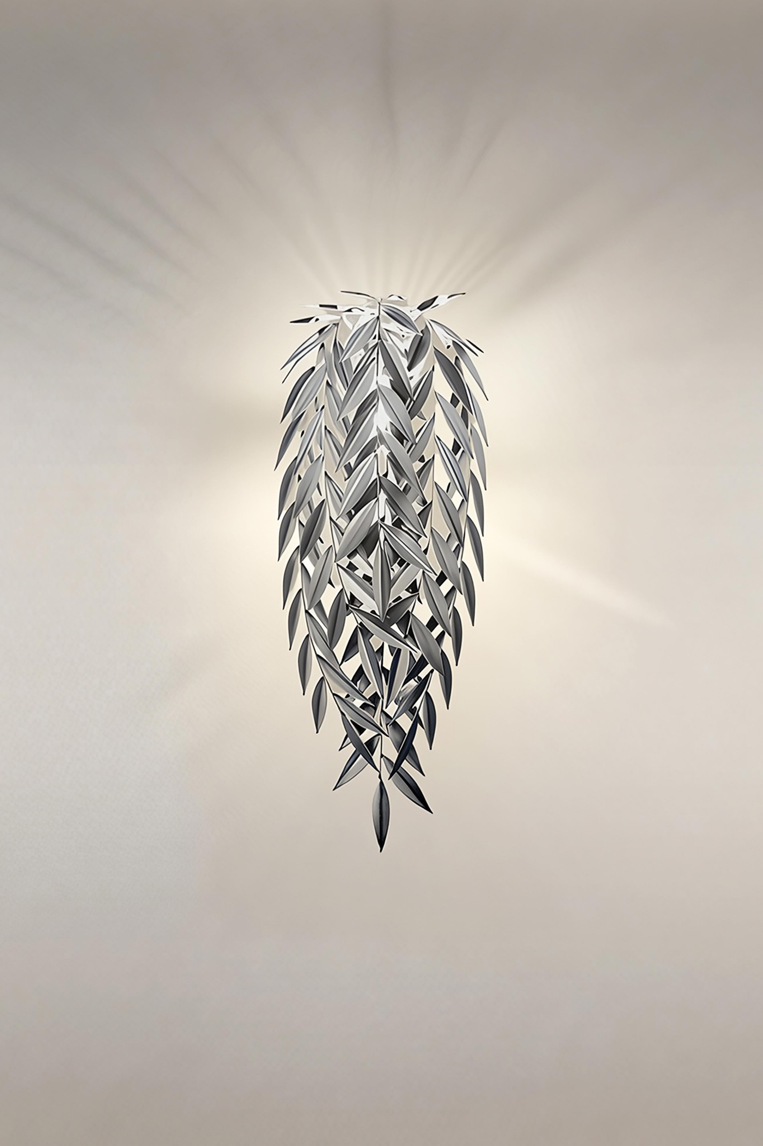 Portugais Lampe murale Azores, nickel poli, InsidherLand de Joana Santos Barbosa en vente