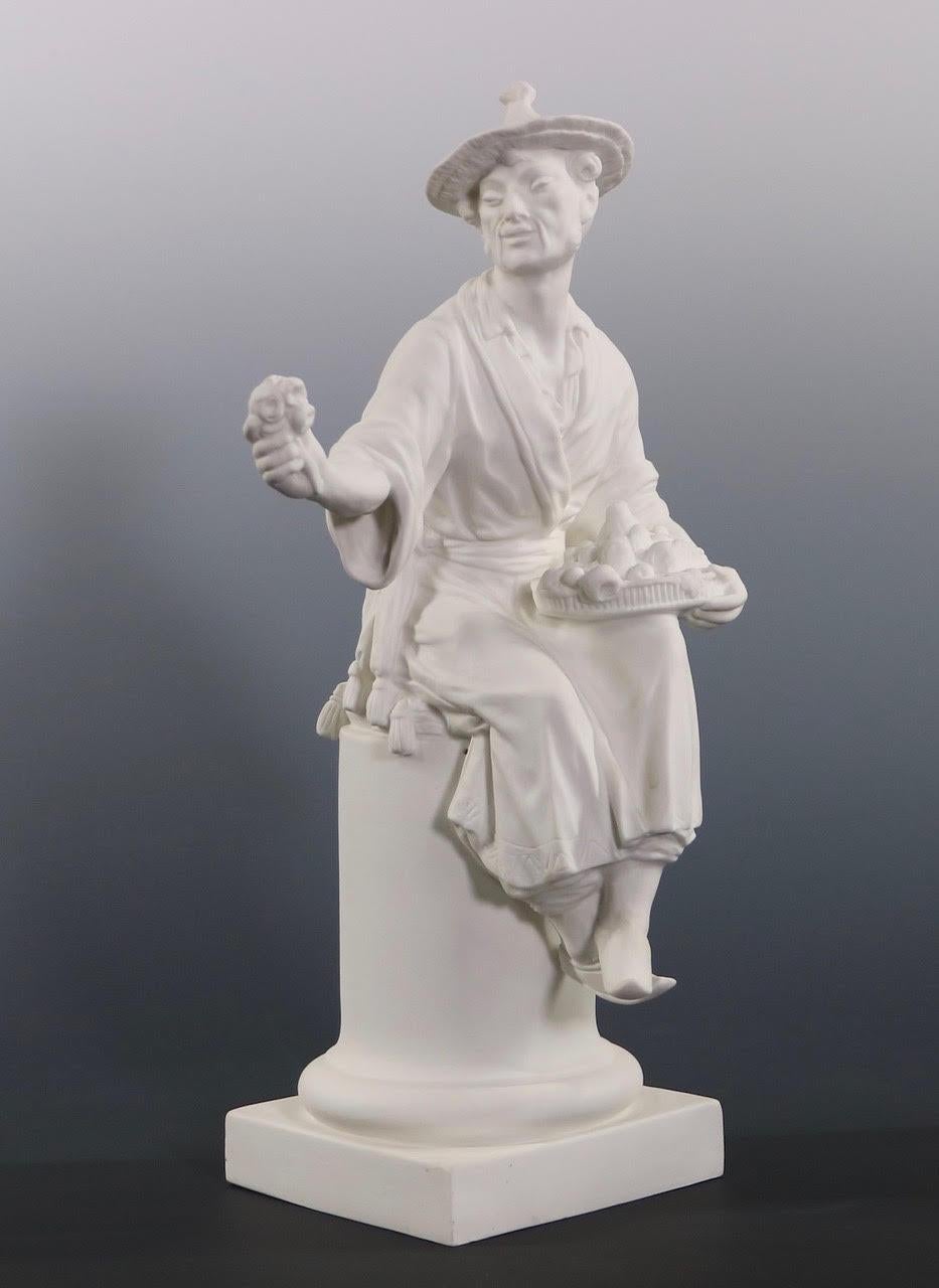Mid-20th Century Azori for Royal Worcester English Hollywood Regency Pair of Chinoiserie Figures
