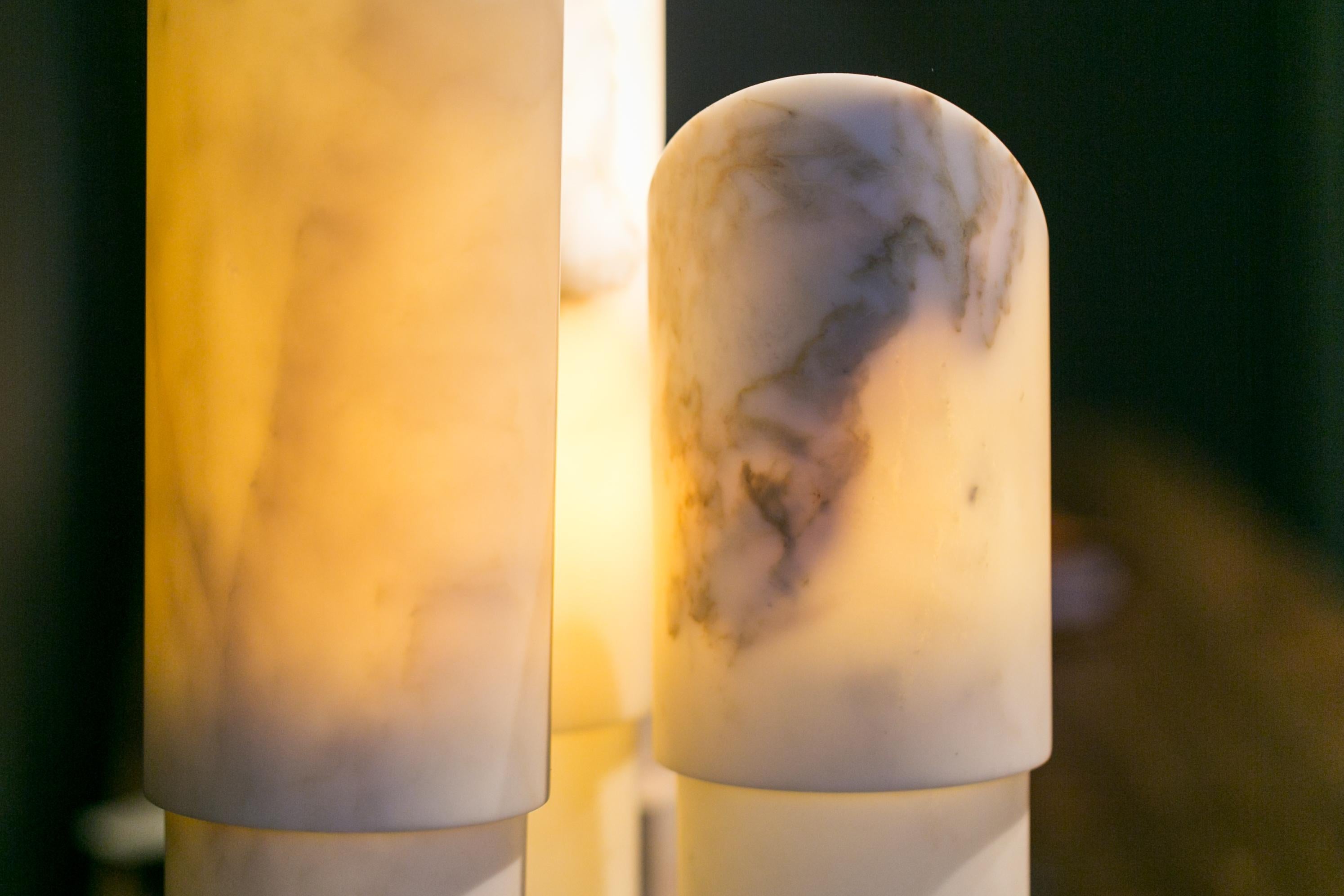 Contemporary Azoth Lamp Marble by Michel Amar For Sale