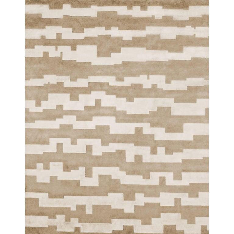 Contemporary Aztec 400 Rug by Illulian For Sale