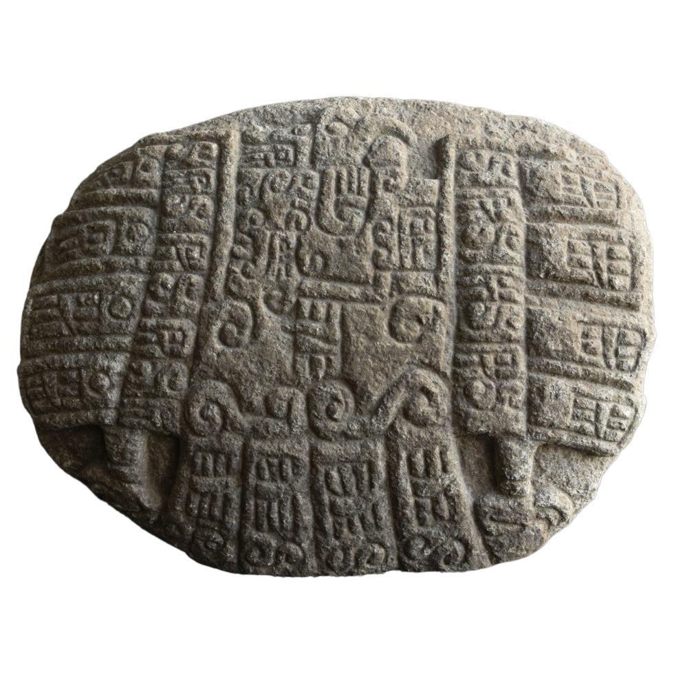 Aztec Civilization Eagle Slate / 1428-1521 / Stone Figurine / Garden Decoration