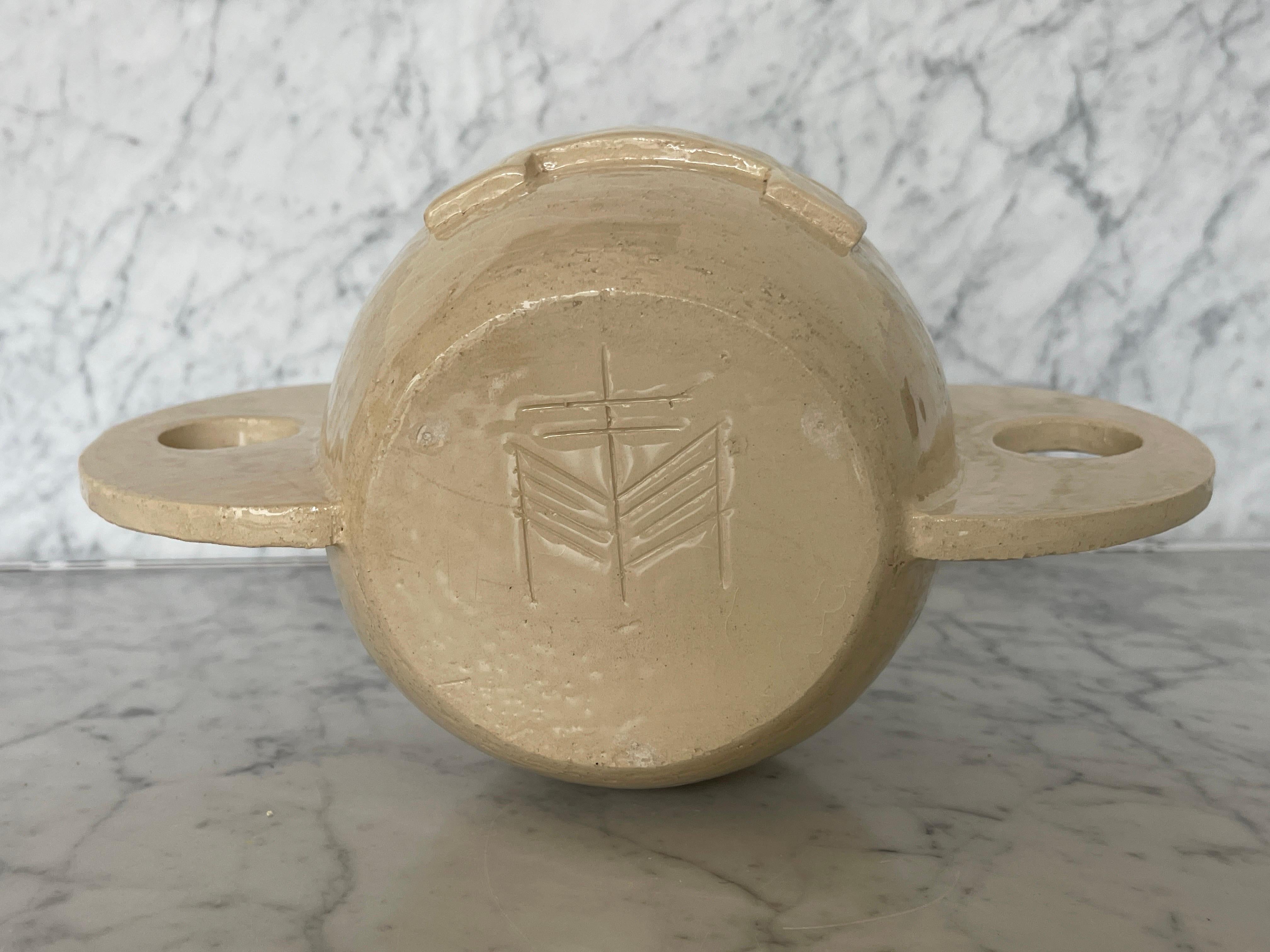 Contemporary Aztec Condor vaze by Mariela Ceramica For Sale