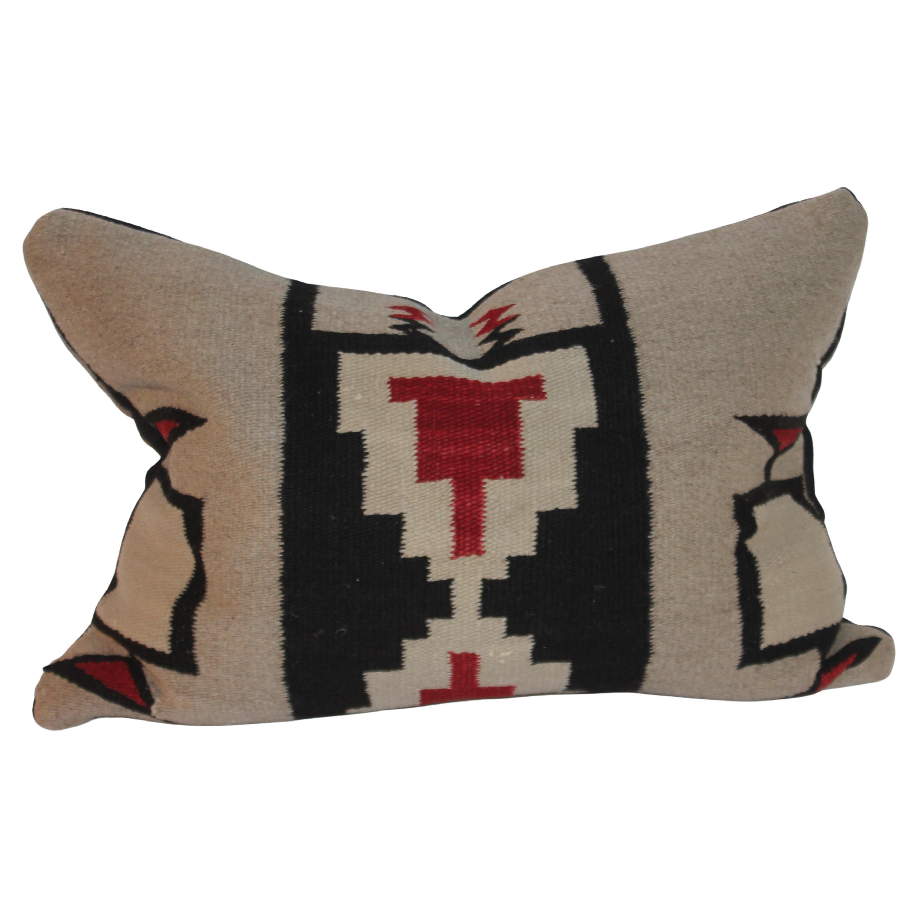Aztec Design Mexican Indian Weaving Pillow For Sale