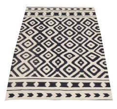 Aztec Flat Kilim Rug Modern Geometric Kilims Handmade Carpet