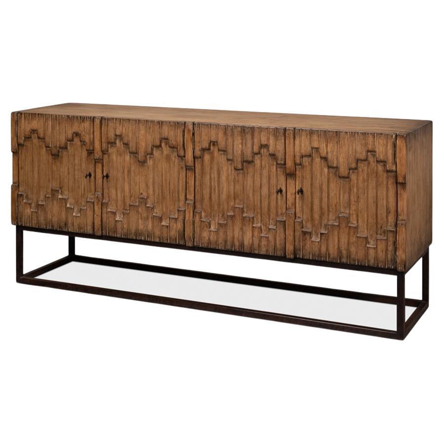 Aztec Inspired Sideboard For Sale