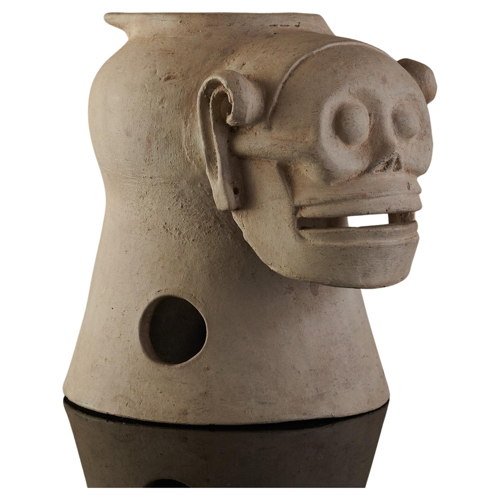 Vaso in argilla di epoca azteca in vendita