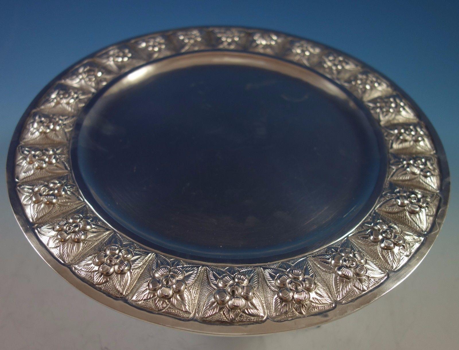 sterling silver charger plates