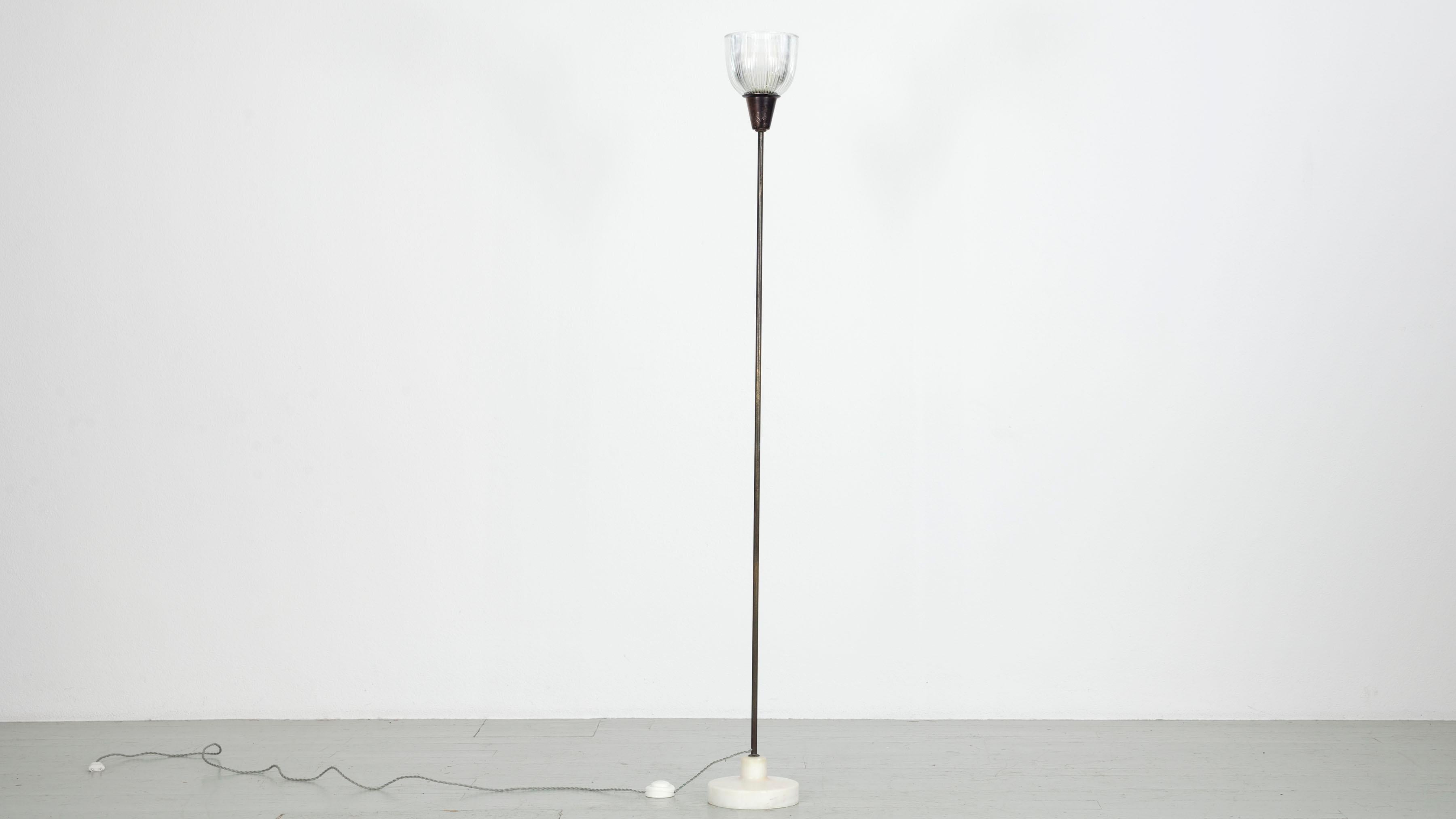 Mid-Century Modern Azucena Floor Lamp from 1954 Designed by Ignazio Gardella, Italy For Sale