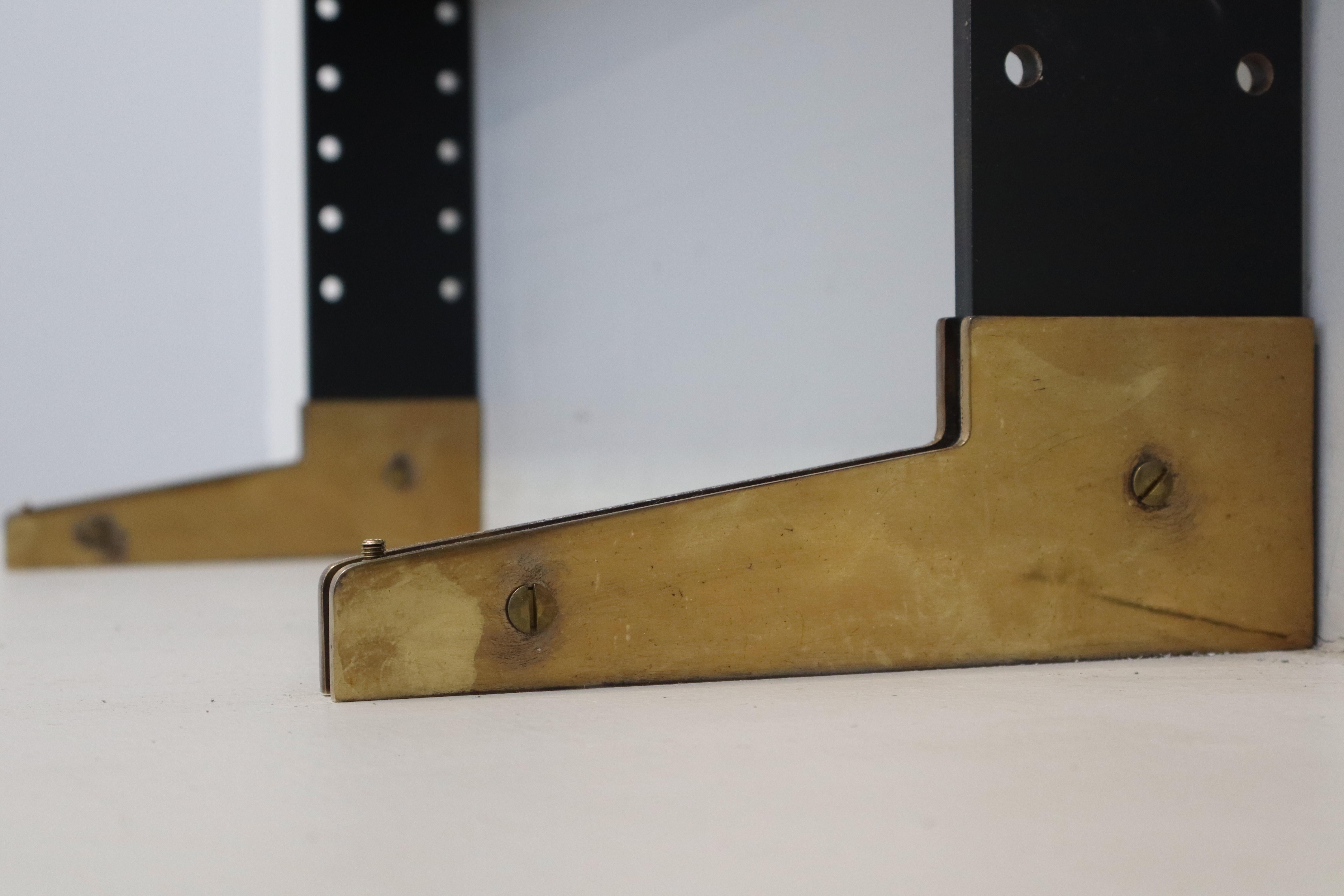 Azucena Ignazio Gardella Custodia per libri LB2 Ottone legno ebanizzato in vendita 10