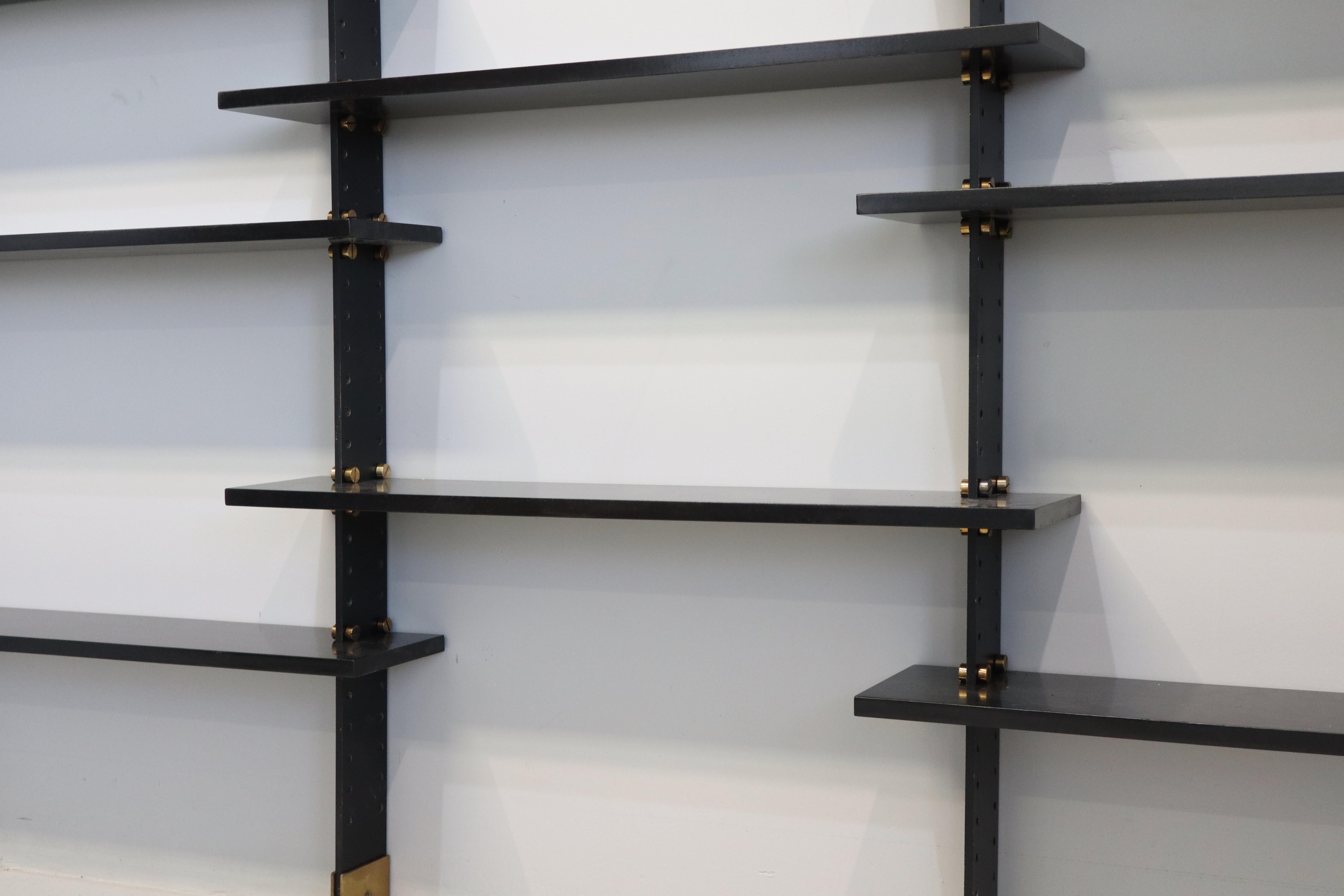 Azucena Ignazio Gardella Custodia per libri LB2 Ottone legno ebanizzato in vendita 12