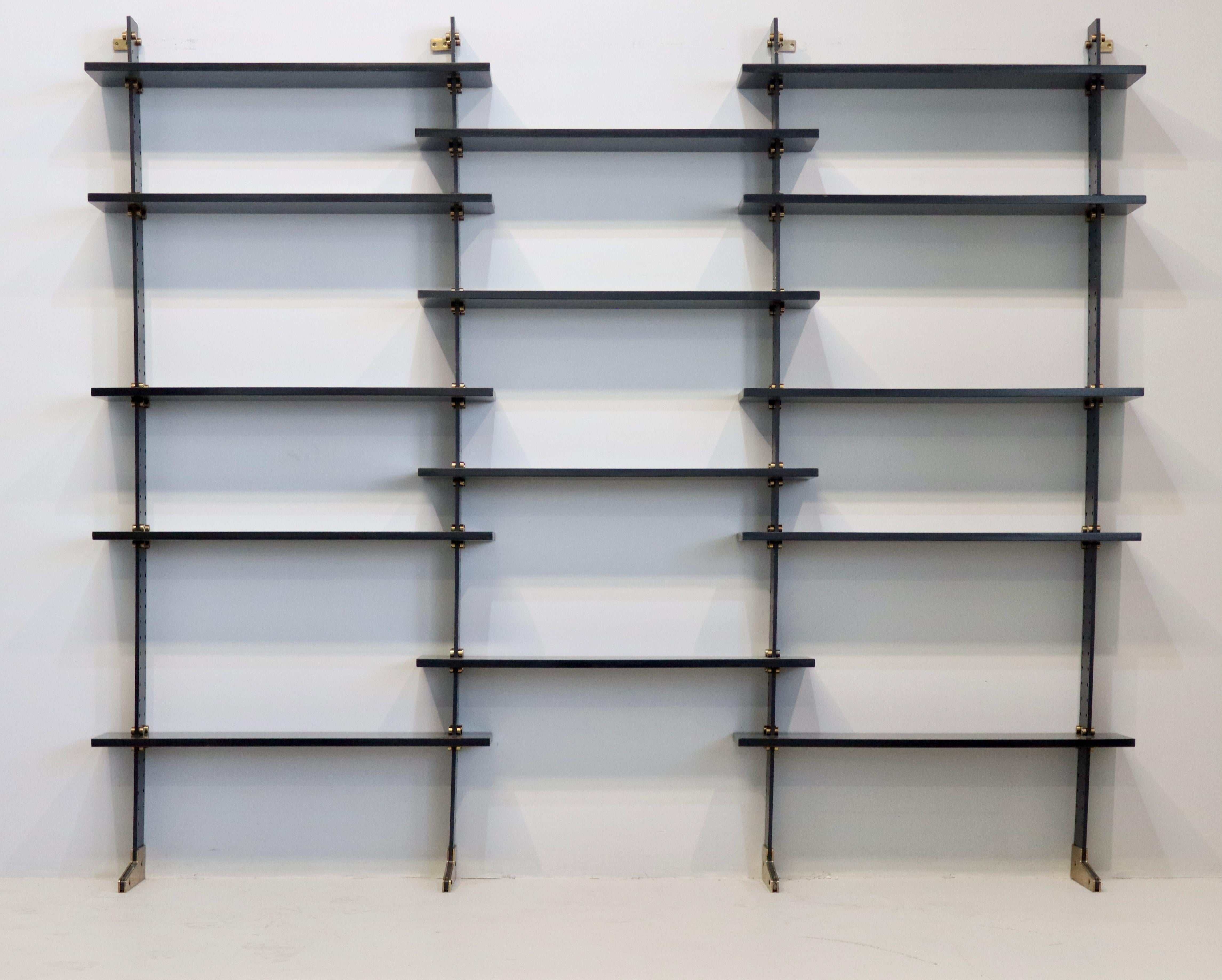 Azucena Ignazio Gardella Custodia per libri LB2 Ottone legno ebanizzato in vendita 13
