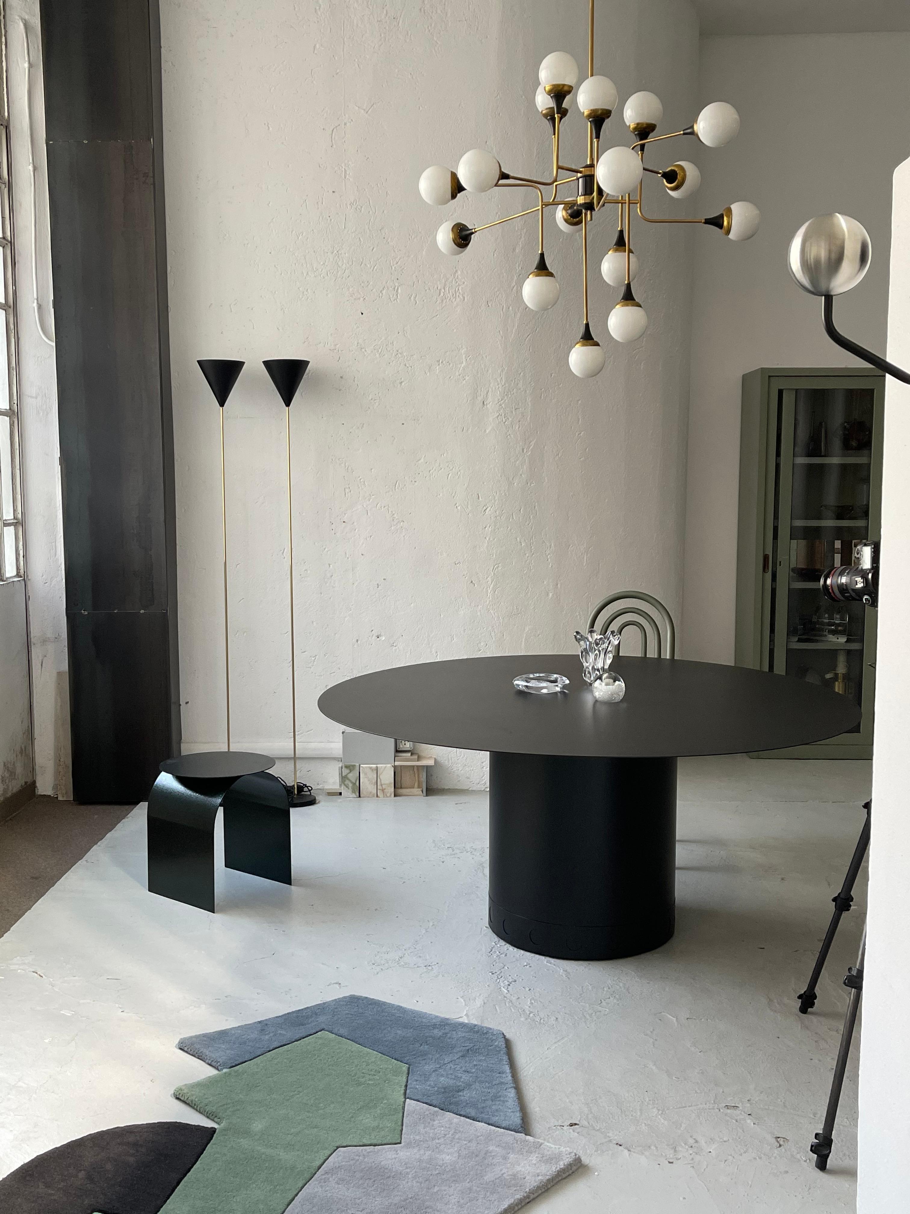Azucena Imbuto Floor Lamp in Brass, Luigi Caccia Dominioni, Italian Mid-Century For Sale 1