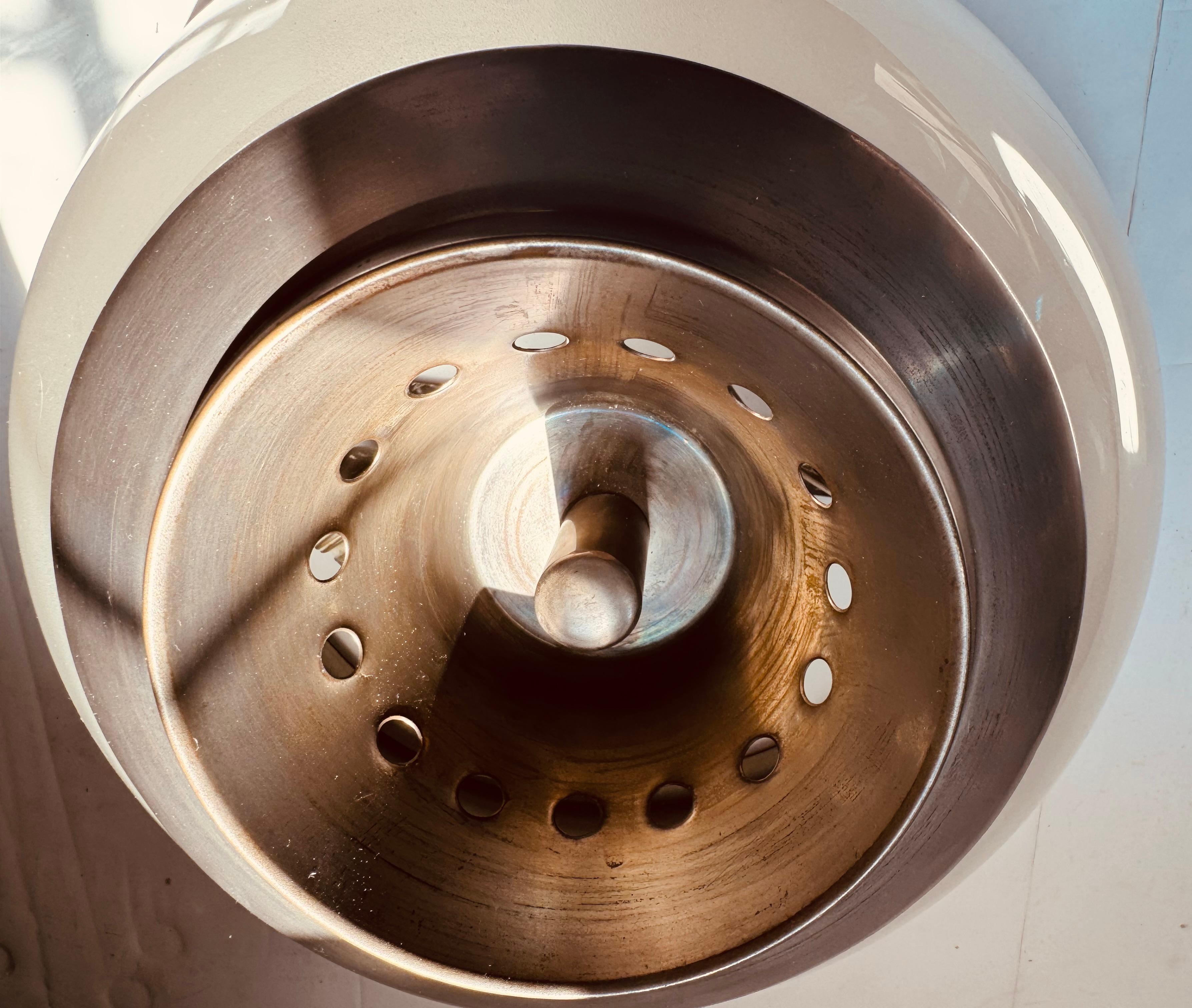 Ottone Azucena Italiano 1960 Metà Secolo  LSP3 Lampada da soffitto a filo Luigi Caccia in vendita