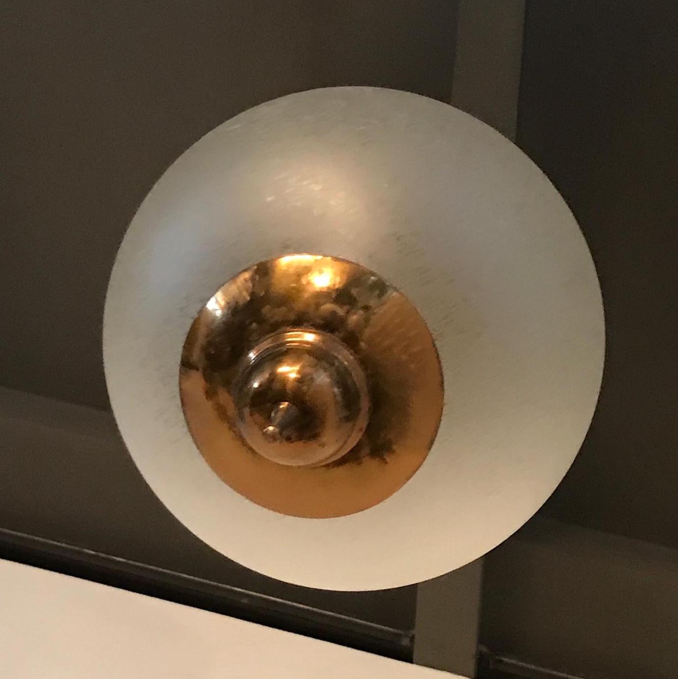 Azucena Luigi Caccia Dominioni brass glass, 1950, Italy.