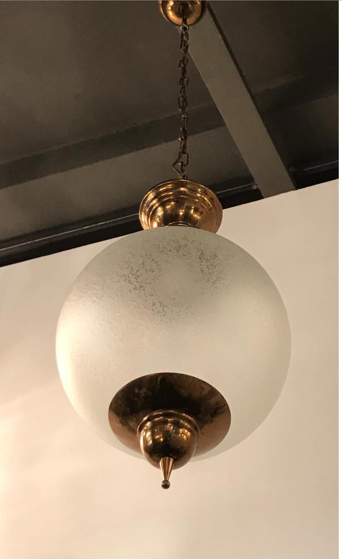 Azucena Luigi Caccia Dominioni Brass Glass, 1950, Italy In Excellent Condition For Sale In Milano, IT