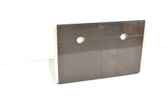 Cassapanca Azucena Luigi Caccia Dominioni in Wood laccato nero