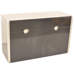 Azucena Luigi Caccia Dominioni Chest in Black Lacquered Wood