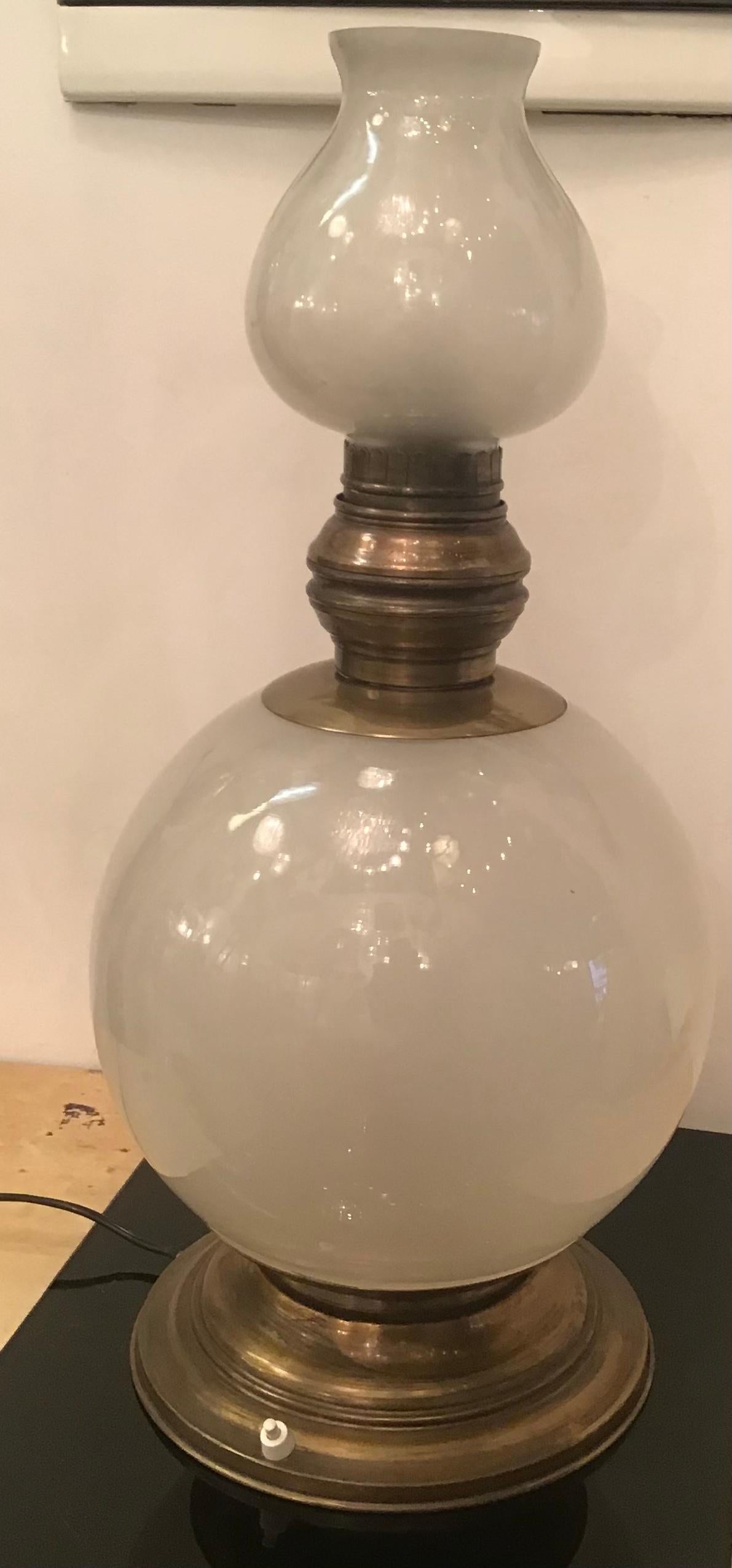 Azucena Luigi Caccia Dominioni Table Lamp Brass Glass, 1950, Italy  For Sale 13