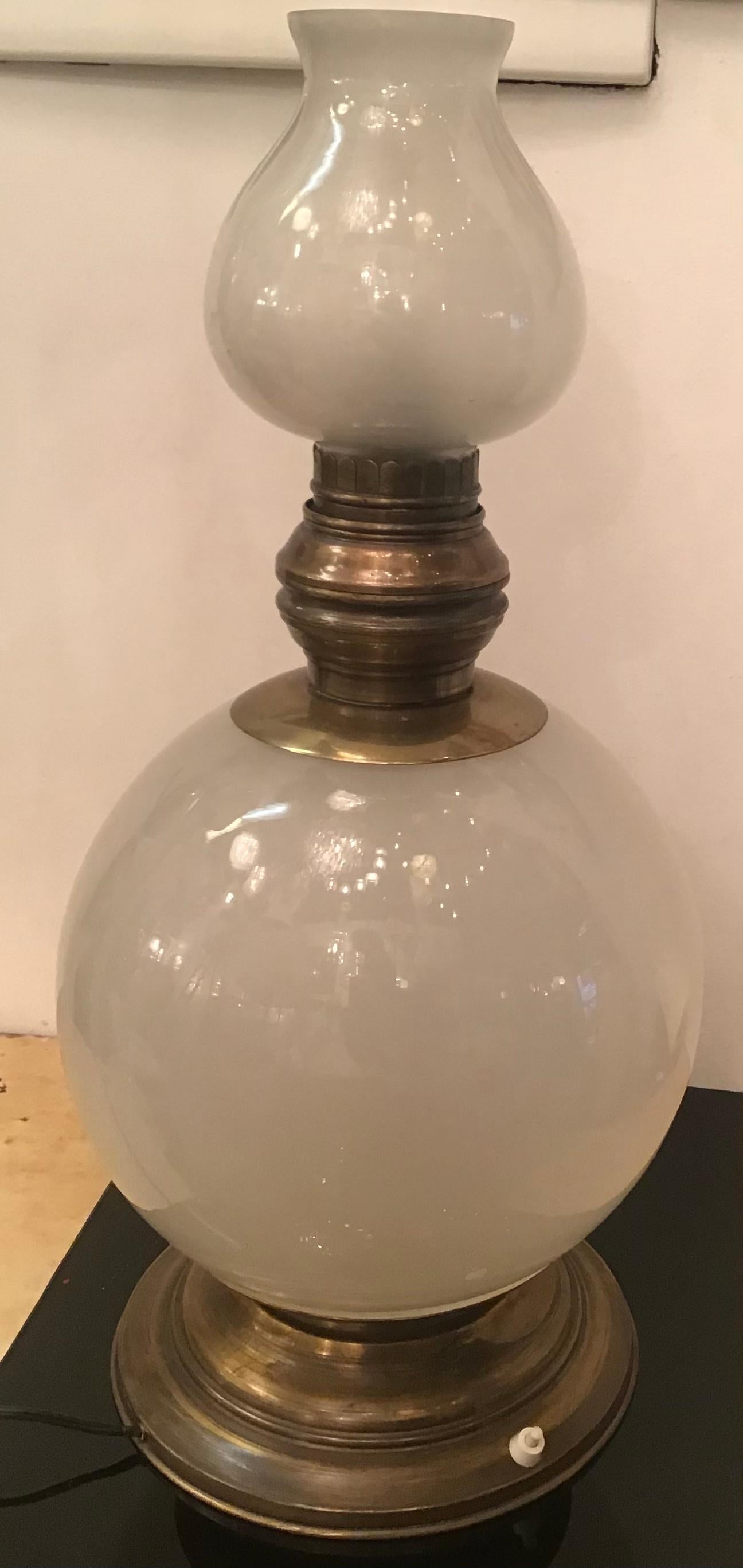 Azucena Luigi Caccia Dominioni Table Lamp Brass Glass, 1950, Italy  For Sale 15