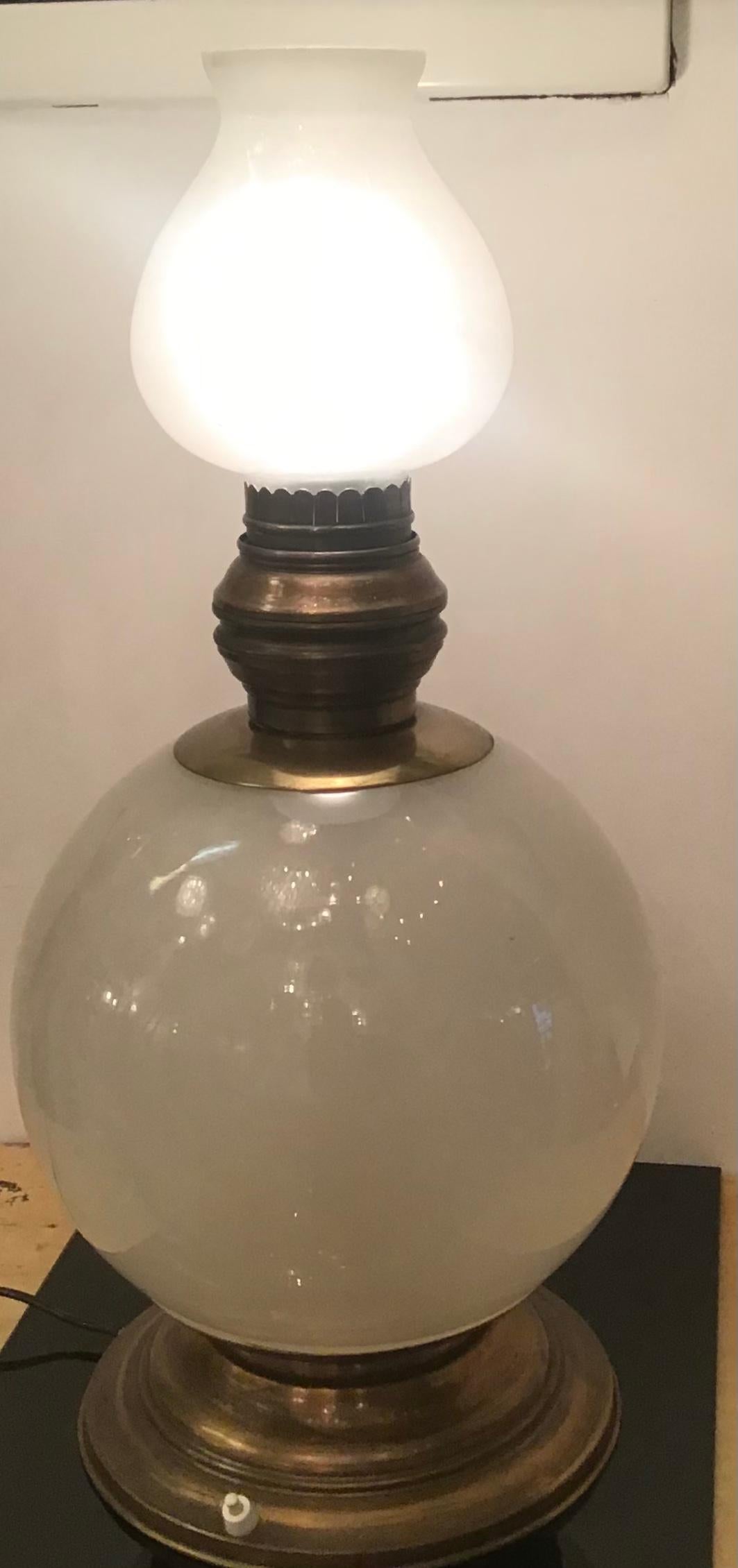 Azucena Luigi Caccia Dominioni Table Lamp Brass Glass, 1950, Italy  For Sale 1