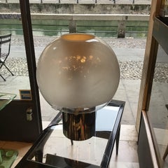 Azucena “Porcino” Luigi Caccia Dominioni 1966, Crome-Plated Brass Blown Glass IT