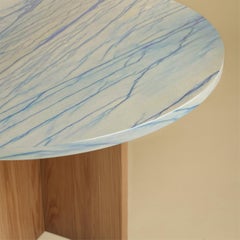 Azul Macaubas Marble Coffee Table, Made in Italy