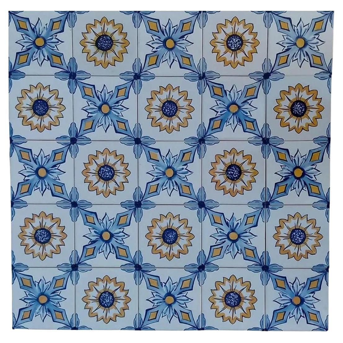 Azulejos Handbemalte portugiesische Kacheln für Küchen, Badezimmer und Außenbereiche
