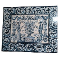 Portuguese Tile Mural - Hand Painted - Indoor/Outdoor Tiles "Albarrada" 