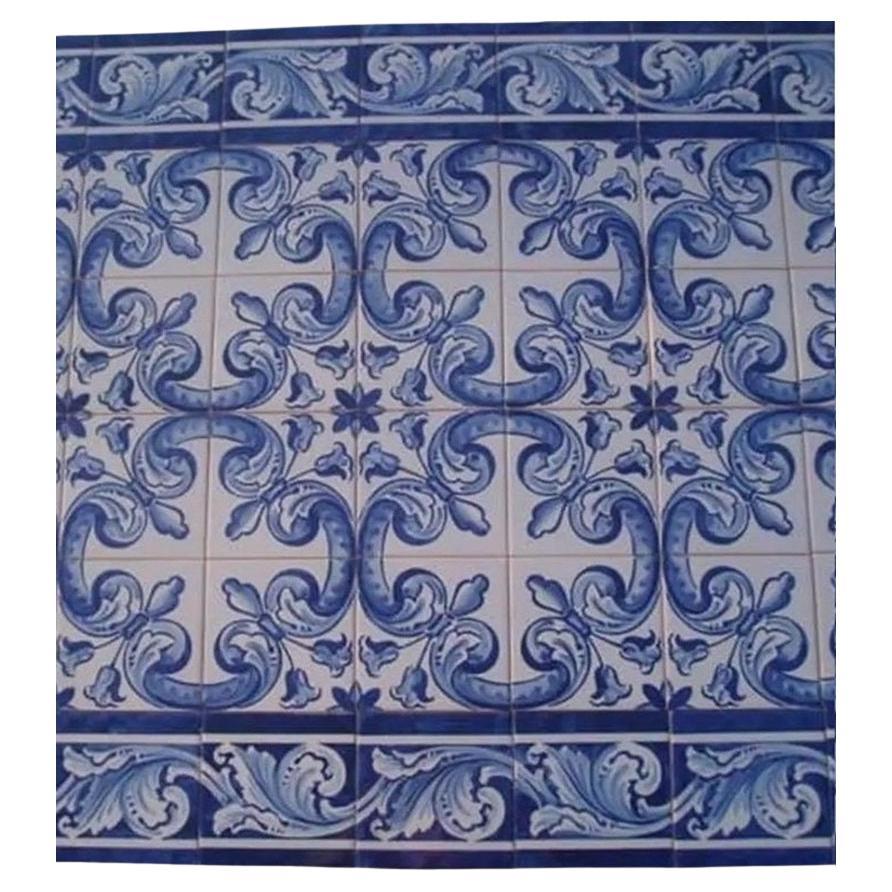 Azulejos portugais peint à la main pour les cuisines, les salles de bains et les extérieurs