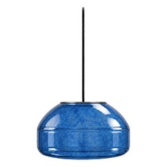 Lampada a sospensione in vetro soffiato Azure: lampada moderna e minimalista