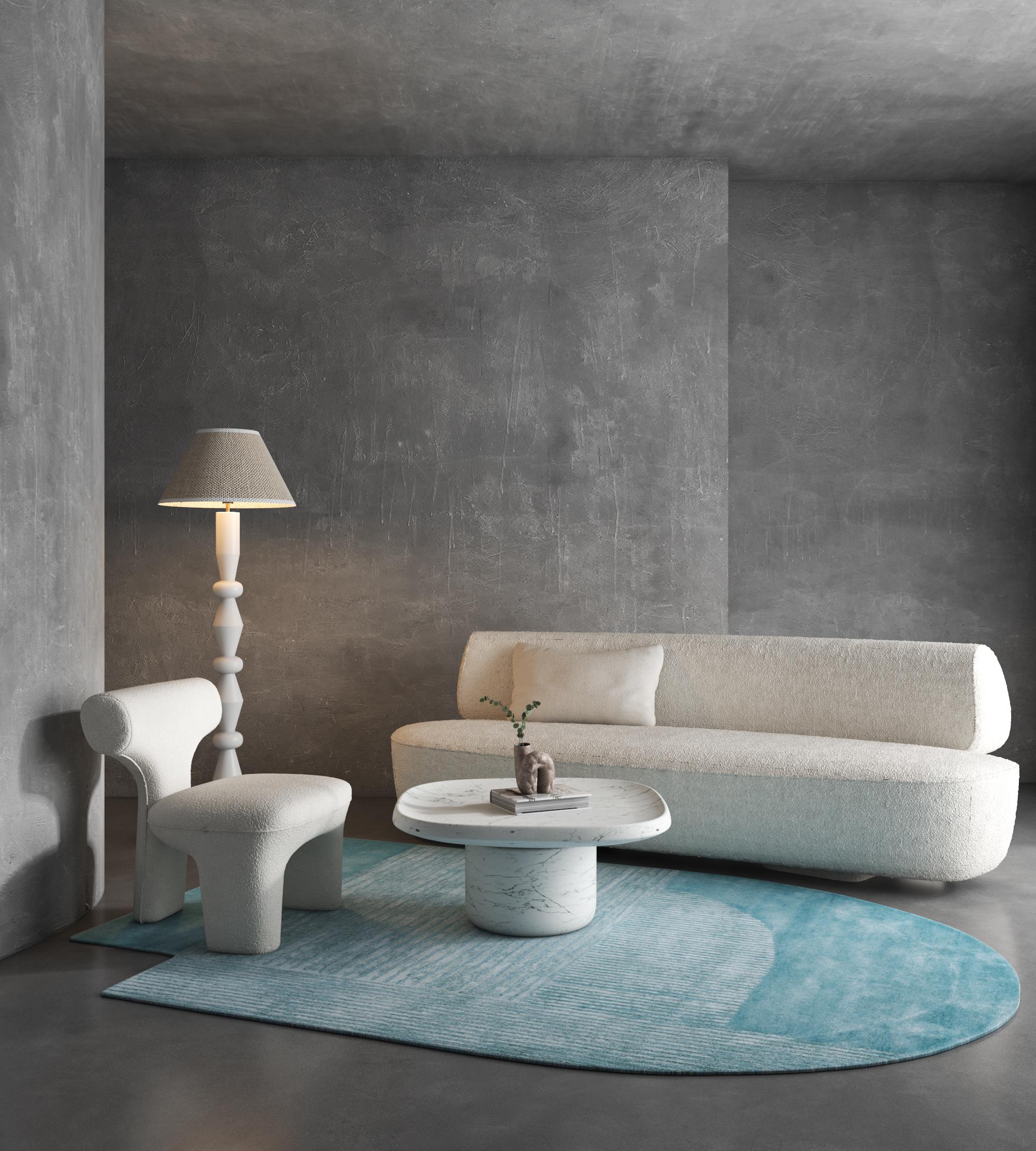 Have you ever wished your floors could tell a vibrant tale? presents a modern marvel, hand-tufted and meticulously crafted in rural India. A bold celebration of personalities, this handmade rug transforms your space into an art gallery. Its design,