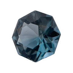 2.19ct Octagonal Blue Topaz Loose Gem, Unisex, Modern Design