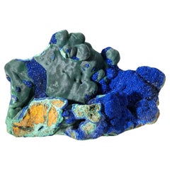 Azurite and Malachite from Liufengshan Mine, Anhui, China