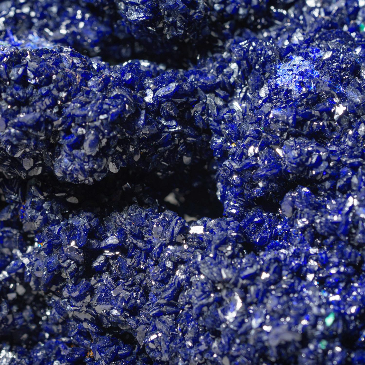 Azurite and Malachite from Oshikoto, Namibia In Excellent Condition For Sale In New York, NY