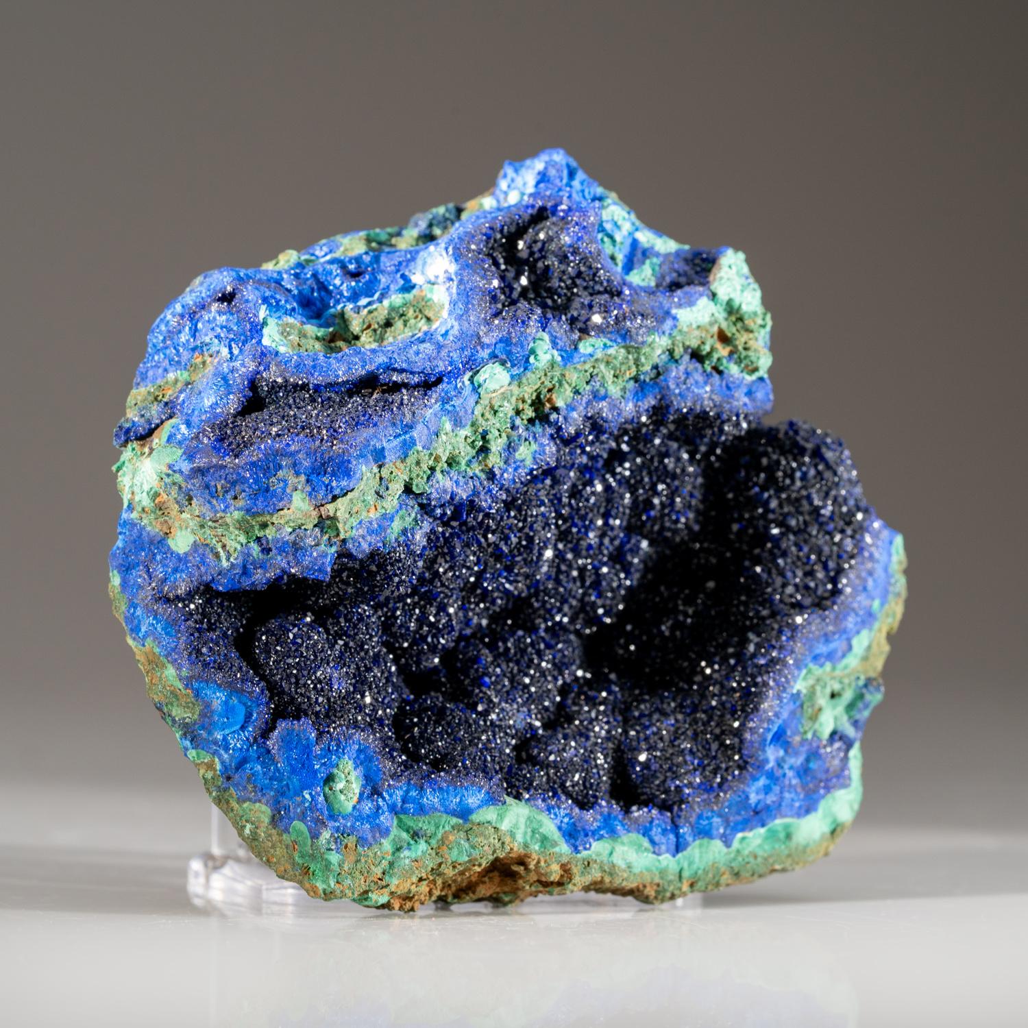 Azurite and Malachite from Tongshankou Mine, Daye, Huangshi, Hubei, China In New Condition For Sale In New York, NY