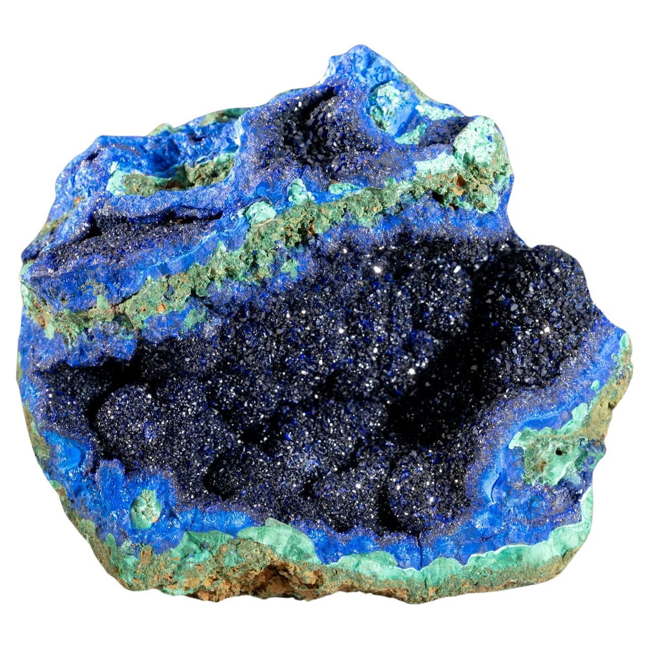 Azurite and Malachite from Tongshankou Mine, Daye, Huangshi, Hubei, China For Sale