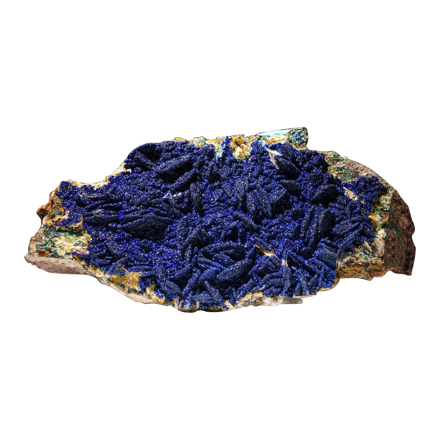 Azurite from Ahouli Mines, Aouli, Zeida-Aouli-Mibladen belt, Midelt Province, Mo