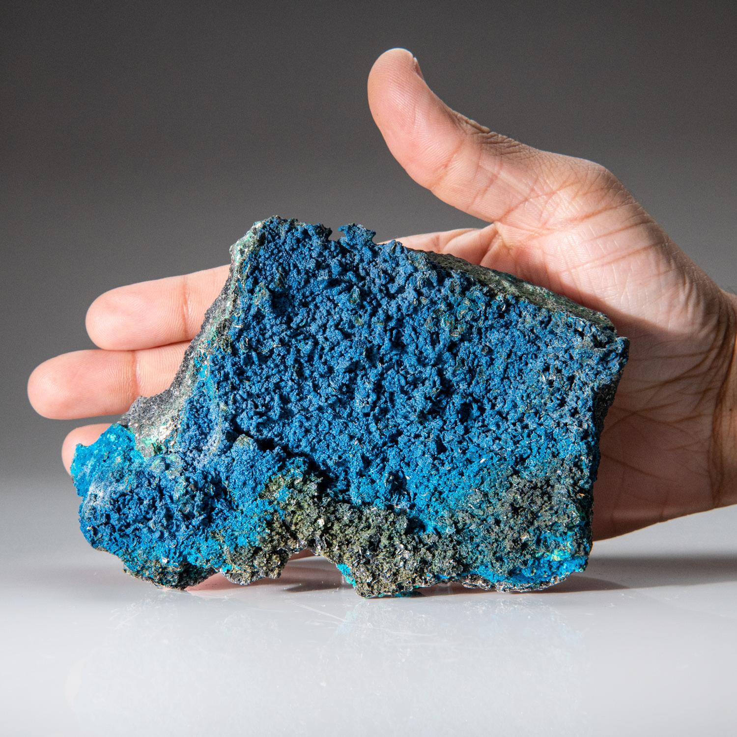 Azurite from Bou Beker Mine, Errachidia Province, Morocco In New Condition For Sale In New York, NY