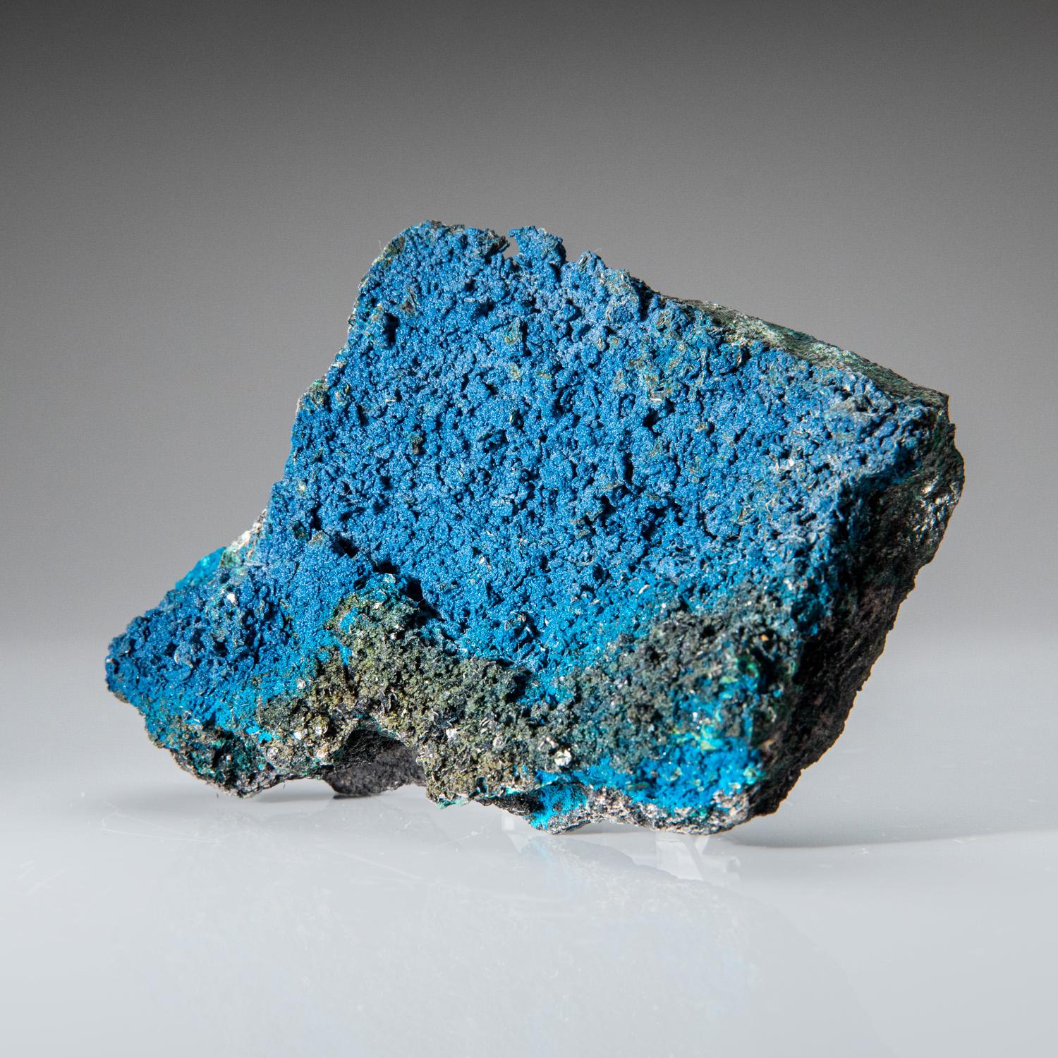 Contemporary Azurite from Bou Beker Mine, Errachidia Province, Morocco For Sale