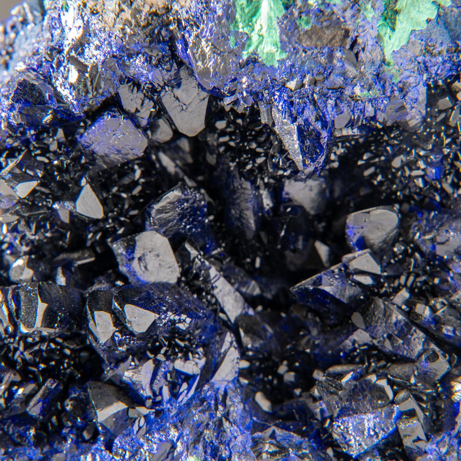 Contemporary Azurite from Liufengshan Mine, Guichi, Anhui Province, China For Sale
