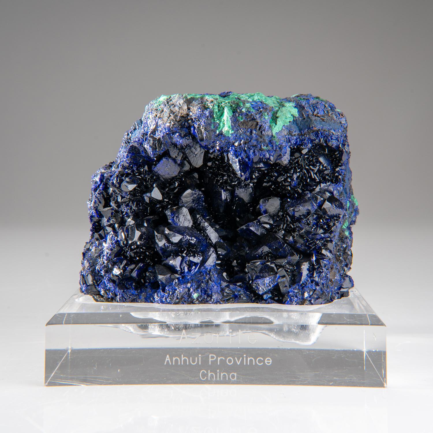 Azurite from Liufengshan Mine, Guichi, Anhui Province, China For Sale 1