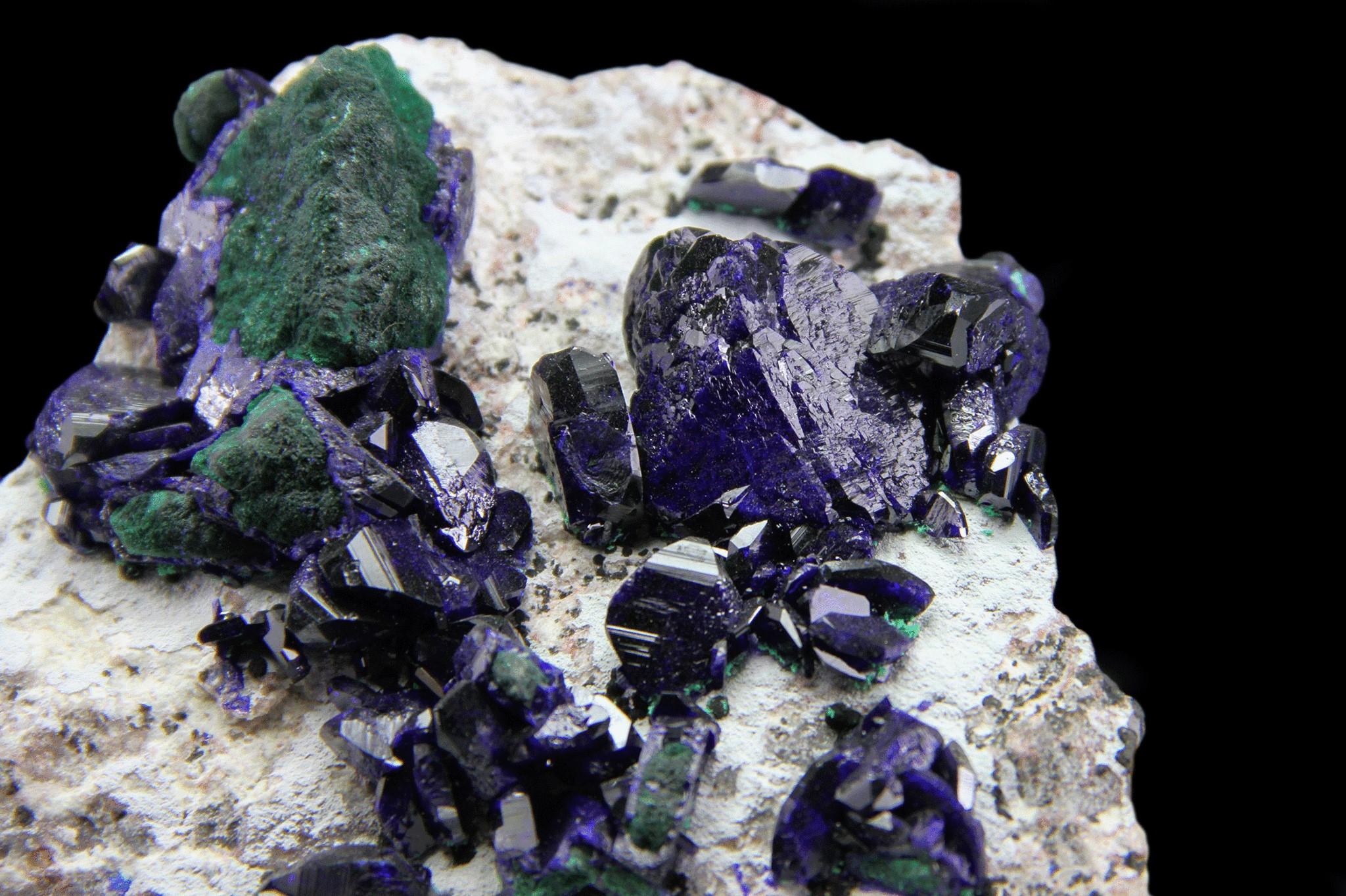 Mexican Azurite From Milpillas Mine, Cuitaca, Sonora, Mexico (374.3 grams) For Sale