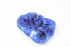 Azurite geode, natural azurite gemstone