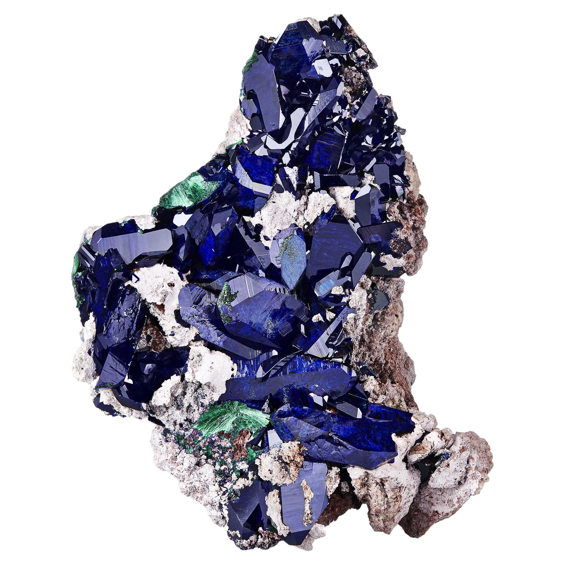 Azurite et malachite, mine de Milpillas, Mun De Nacozari De Garcia, Sonora, Mexique