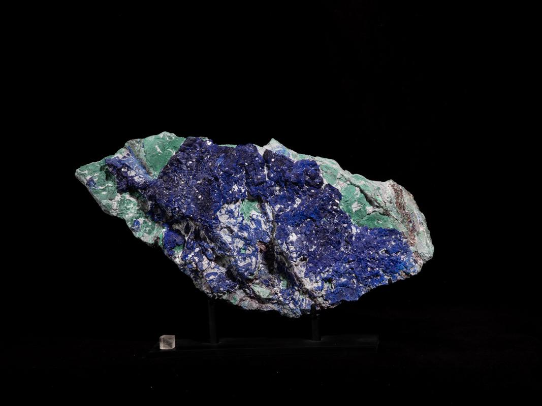 Azurite on Custom Made Metal Base In Excellent Condition In BAARN, UT