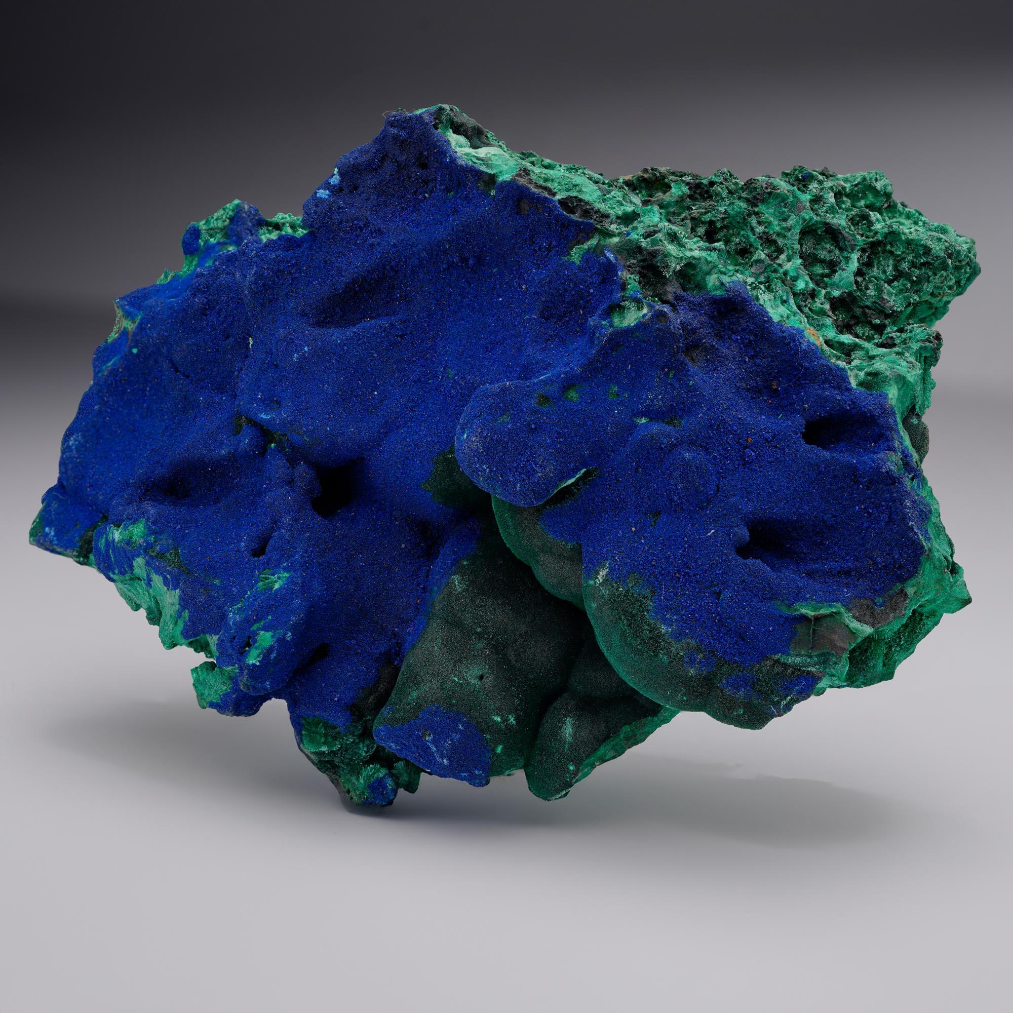 XXI secolo e contemporaneo Azurite su Malachite in vendita